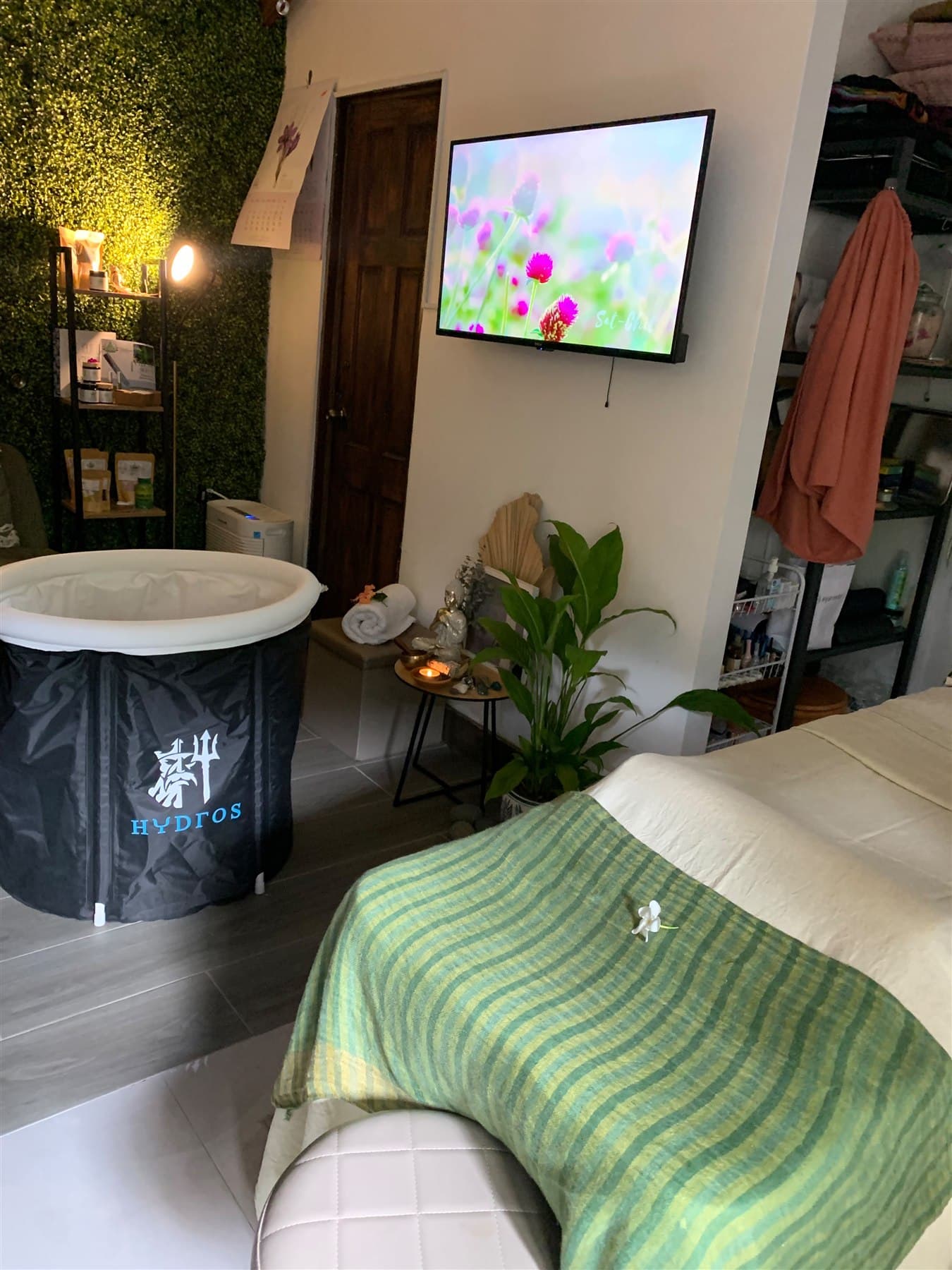 Vitalara treatment room prepared for an in-office session