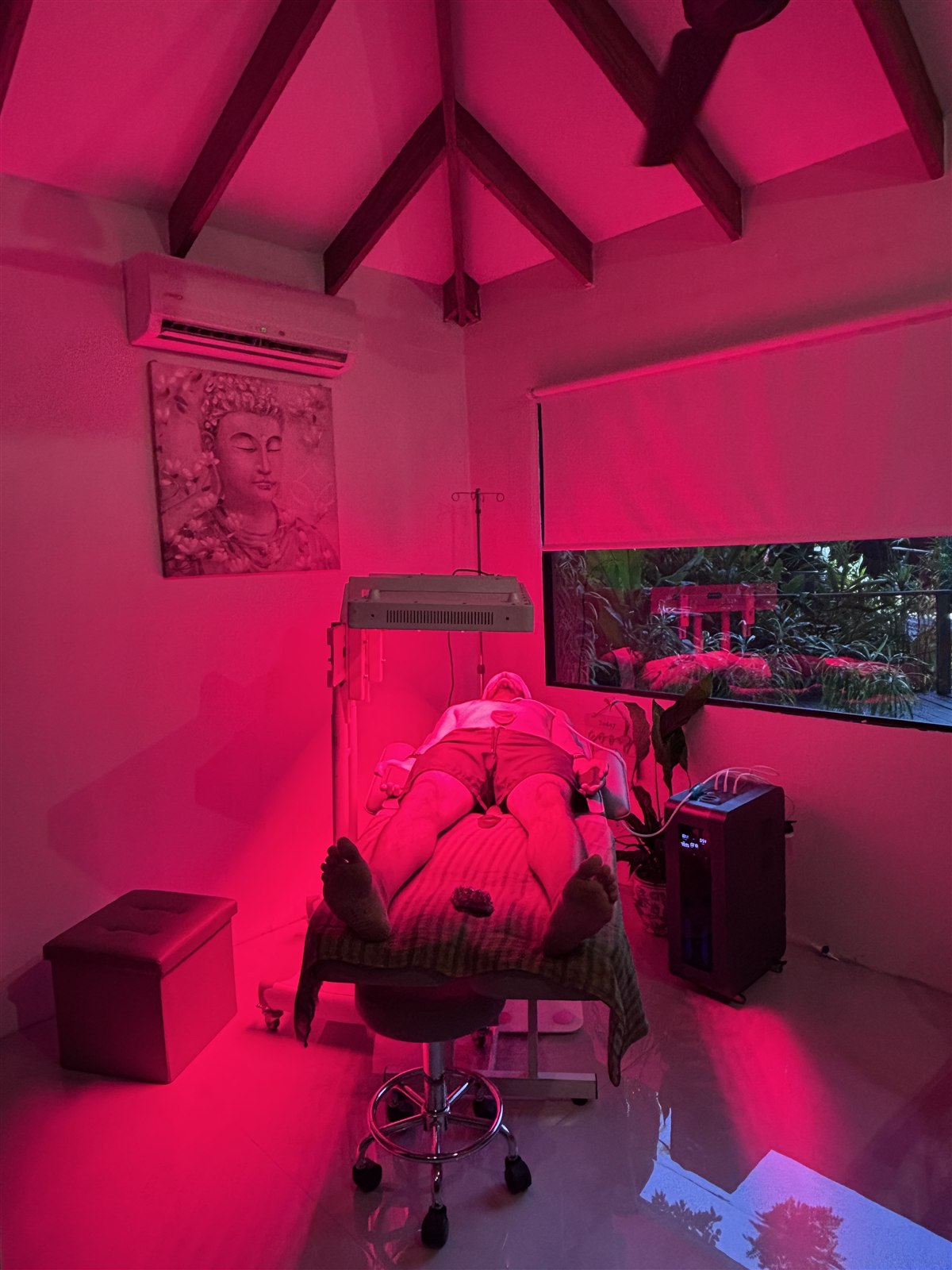 Vitalara full-body red and near-infrared light therapy setup