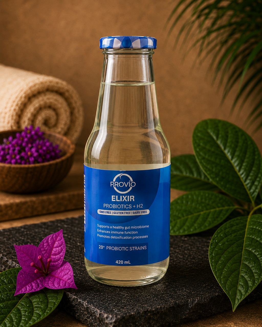 Provio Elixir Probiotics + H2